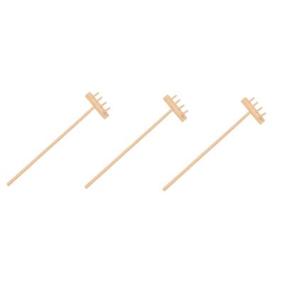 BCOATH 3pcs Mini Zen Garden Rake Garden Tools for Sand Tray Decoration Relaxation and Meditation Compact Design for Easy Storage and Use