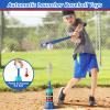 3-in-1 T Ball Set for Kids: Hanging Batting Tee + T Ball Stand Set Auto BaseBall Launcher for Toddlers & Youth Adjustable Height with 2 Bats 6 balls Outdoor&Indoor Toys Sports Gifts for 3-12 years old view 4