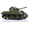 wheelfun Henglong US in Stock, 1/30 Tank Sherman M4A3 3841-01, Infrared Battle, Realistic Firing Effects, Lights and Sound, 2.4G Remote Control Tanks 320Rotating Turret Infrared Combat for Ages 14+ view 3