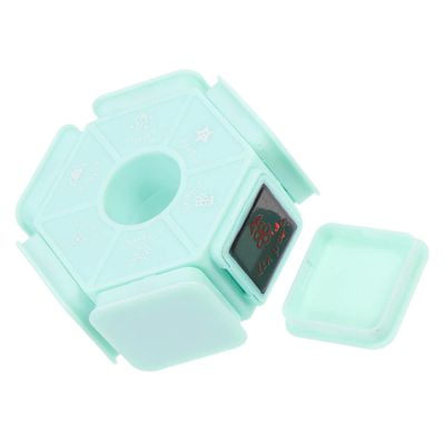 Green PP Multi-Side Teacher Comment Stamp for Homework Grading