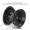 3pcs Aluminum Yoyo Yoyo Aluminum Alloy Strings Replacement Rope Aluminum Alloy Material Exquisite Ball for Player, Yoyo Mariposa Balls (Black) view 2