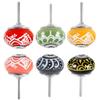 ZMQJEQANBG Bar Pulls,Knobs,Bow Pull Handle10 pcs Round Door Knobs Ceramic Handle Cupboard Drawer Pull Handles Ceramic Round Knob for Kid's Room Bedroom Door Drawer Handle(Red) view 2