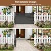 100" Wide Weatherproof Outdoor Retractable Baby Gates for Decks with No Rust Screws and Rods, Waterproof 8 Ft Extra Wide Baby Gate for Large Opening, Scratch-Resistant Mesh Retractable Dog Gate, Black view 4