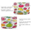 YETTASBIN Tropical Fruits Cotton Rope Basket Large Round Baby Laundry Basket Toy Blanket Books Storage Bin for Bedroom Bathroom Nursery Home Decor, 20 x 14 Inch view 3