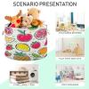 YETTASBIN Tropical Fruits Cotton Rope Basket Large Round Baby Laundry Basket Toy Blanket Books Storage Bin for Bedroom Bathroom Nursery Home Decor, 20 x 14 Inch view 4