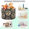 YETTASBIN Native Mask Cotton Rope Basket Large Round Baby Laundry Basket Toy Blanket Books Storage Bin for Bedroom Bathroom Nursery Home Decor, 20 x 14 Inch view 4