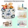 YETTASBIN Boho Sun Monn Cotton Rope Basket Large Round Baby Laundry Basket Toy Blanket Books Storage Bin for Bedroom Bathroom Nursery Home Decor, 20 x 14 Inch view 4