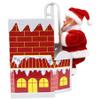 Electric Climbing Santa Battery Operated Toys Climbing Santa Climbs in and out with Music Santa Climbing Ladder for Children Kids Christmas Doll Gifts, Santa Climbing Ladder to Christmas Tree view 1