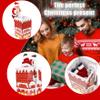 Electric Climbing Santa Battery Operated Toys Climbing Santa Climbs in and out with Music Santa Climbing Ladder for Children Kids Christmas Doll Gifts, Santa Climbing Ladder to Christmas Tree view 3