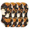 xigua Cute Cartoon Ghosts Muslin Baby Burp Cloths Set of 1, Super Soft & Absorbent Burping Rags, Cotton Burp Clothes Shower Gift for Newborn, Baby Girls and Boys view 3
