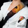 CSGJMYGS 2PCS Car Seat Belt Pads Universal Auto Seatbelt Shoulder Pad Sunset Dandelion Seat Belt Cover Comfortable Driving Shoulder Strap Covers Harness Pad for Car Interior Accessories view 4
