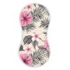 xigua Tropical Plants and Flowers Muslin Baby Burp Cloths Set of 1, Super Soft & Absorbent Burping Rags, Cotton Burp Clothes Shower Gift for Newborn, Baby Girls and Boys view 1