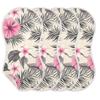 xigua Tropical Plants and Flowers Muslin Baby Burp Cloths Set of 1, Super Soft & Absorbent Burping Rags, Cotton Burp Clothes Shower Gift for Newborn, Baby Girls and Boys view 3