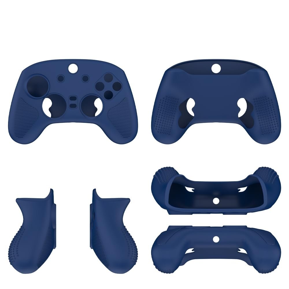 Silicone Cover Case for Razer Wolverine V3 Pro,Gaming Controller Soft Skin Sleeve Shockproof Protection Cover Shell for Razer Wolverine V3 Pro (Blue)