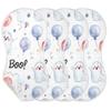 xigua Watercolor Cute Ghosts Muslin Baby Burp Cloths Set of 1, Super Soft & Absorbent Burping Rags, Cotton Burp Clothes Shower Gift for Newborn, Baby Girls and Boys view 3