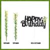 15 PCS Panda Cake Toppers Bamboo Tree Cake Toppers Panda Birthday Party Decor Panda Cupcake Topper view 3
