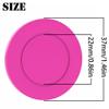100 Custom Poker Chips, Drink Token Chips Imprinted with Personalized Logo, Image or Text, Double Sided Full Color Print Custom Tokens for Bars, Party, Poker Games or Casino Night (Rose Red) view 2