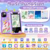Smart Phone for Kids - Touchscreen HD Dual Camera, Travel Toy, Preschool Learning Toy, Christmas & Birthday Gift for Girls & Boys (3-14), Purple view 2
