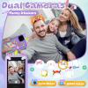 Smart Phone for Kids - Touchscreen HD Dual Camera, Travel Toy, Preschool Learning Toy, Christmas & Birthday Gift for Girls & Boys (3-14), Purple view 3