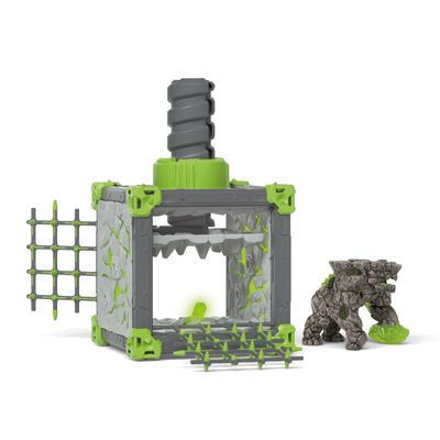 schleich Eldrador Creatures - 28 PC BattleCave Stone Smasher Playset for Boys and Girls - Kids Ages 7+ | 42734