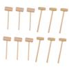 NAMOARLY 50pcs Interactive Crab Eating Tools Mini Hammers Wooden Crab Mallets for Boys and Girls Safe view 1