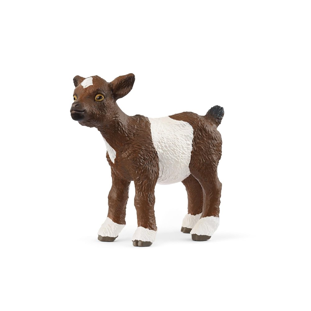 Schleich Farm World - 2" Baby Goat Kid Toy for Kids. Realistic Hand-Painted Farm Animal Toys for Boys and Girls. Fun Educational Figure for Screen-Free, Imaginative Learning for Children Ages 3+ 14888