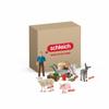Schleich Farm World - 19PC Animal Feeding Playset with Piglet, Sheep, Donkey Figurines - Farmer Action Figure with Wheelbarrow and Tools - Durable Barnyard Toys for Imaginative Play - Kids 3+ | 72287 view 1