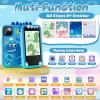 Smart Phone for Kids, HD Dual Camera, Travel Toy, Preschool Learning Toy, Christmas & Birthday Gift for Girls & Boys 3-14, Blue view 2