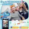 Smart Phone for Kids, HD Dual Camera, Travel Toy, Preschool Learning Toy, Christmas & Birthday Gift for Girls & Boys 3-14, Blue view 3