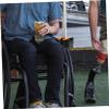 FOYTOKI Walker Cup Holder for Rolling Walker Stroller Accessory Durable and Stable Drink Rack for Elderly Mobility Aids Black-Orange Color view 4
