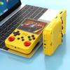 R36S Handheld Game Console 3.5-in 640*480 IPS OCA Screen 3200mAh Opensource System RK3326 Yellow view 3