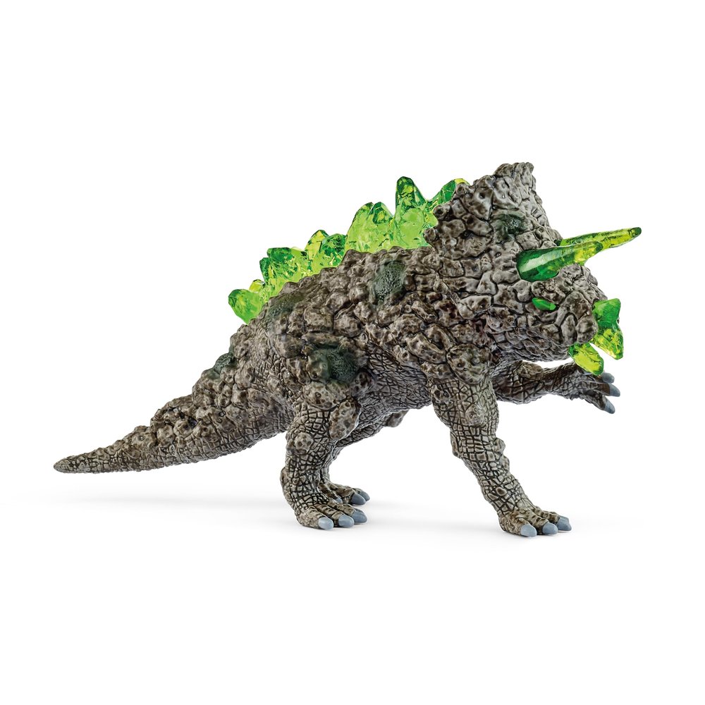 Schleich Eldrador Creatures - 6" Stone Triceratops - Cool Rock Monster Dinosaur Figure for Boys and Girls - Fun, Imaginative Play Figurine - Detailed Animal Beast Toys for Kids Ages 7+, 70828