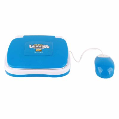 ariarly Interactive Kids Learning Laptop with English and Spanish Music Functions for Children's Education (Blue)