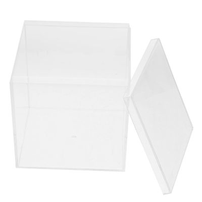 Cabilock Display Boxes Exhibition Collection Box Figurine Model Storage Holder Sturdy Acrylic