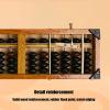 FcaLdqy Abacus Wooden Old-Fashioned Children's Abacus Mental Arithmetic Small Abacus Teaching Aids Abacus Five-Bead Abacus Solid Wood with Clearer view 4