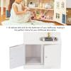 1 : 12 Miniature Dollhouse Bathroom Sink Cabinet, Realistic Exquisite Design, Smooth Wooden Structure, Furniture for Dollhouses view 3