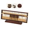 FcaLdqy Abacus Copper Beads Abacus Art Collection Abacus Professional Abacus Home Decoration Gift Package, 20 * 7.5 * 2.5cm, Yellow view 1