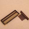 FcaLdqy Abacus Copper Beads Abacus Art Collection Abacus Professional Abacus Home Decoration Gift Package, 20 * 7.5 * 2.5cm, Yellow view 2
