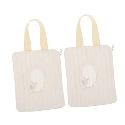 VICASKY 2pcs Cute Wipes Pouch Pack Dispenser Keeps Wipes Fresh Diaper Holder for Travel Nursery Bathroom