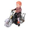Bnineteenteam Tin Toys, Clockwork Toy Retro Boy, Walk The Dog by Wind Up Tin Toy for Collection Decoration view 4