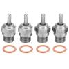 N4 Hot Glow Plug Spark Plugs,4Pcs Glow Plug Igniter,For Redcat Hsp Engine,1/8 1/10 Rc Car Truck Buggy Accessories, view 1