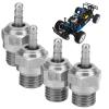 N4 Hot Glow Plug Spark Plugs,4Pcs Glow Plug Igniter,For Redcat Hsp Engine,1/8 1/10 Rc Car Truck Buggy Accessories, view 2
