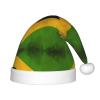 ZZYYDS Old Jamaican Flag Children's Santa Claus Hat, Boys Girls Children Baby Christmas Hat Children's Christmas Party view 1