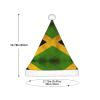 ZZYYDS Old Jamaican Flag Children's Santa Claus Hat, Boys Girls Children Baby Christmas Hat Children's Christmas Party view 3