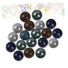 JOINPAYA 40pcs Transparent Marbles for Boy Girl for Indoor and Hand-Eye Coordination and Fine Motor Skills view 2