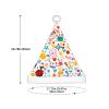 ZZYYDS Happy Birthday Background Children's Santa Claus Hat, Boys Girls Children Baby Christmas Hat Children's Christmas Party view 3