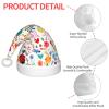ZZYYDS Happy Birthday Background Children's Santa Claus Hat, Boys Girls Children Baby Christmas Hat Children's Christmas Party view 4