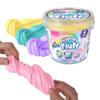 ORB Super Fluff Slimi 4 Pack Bucket Color Set 1 - Yellow, Purple, Pink, Teal - Fun, Light, Fluffy Sensory Slime to Mold, Bounce, Stretch - Perfect for Play, Stress Relief or Gifts for Kids and Adults view 1