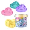 ORB Super Fluff Slimi 4 Pack Bucket Color Set 1 - Yellow, Purple, Pink, Teal - Fun, Light, Fluffy Sensory Slime to Mold, Bounce, Stretch - Perfect for Play, Stress Relief or Gifts for Kids and Adults view 3