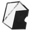 FELTECHELECTR Acrylic Playing Card Storage Stand Clear Poker Case Organizer for Home Use Smooth Rounded Design Material Holds Decks for Card Game view 1